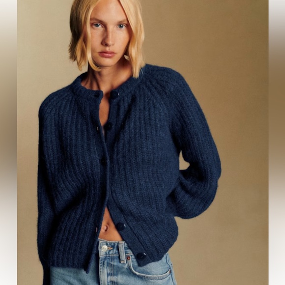 Sezane Sweaters - Sezane Emile Cardigan Navy